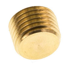 M14x1.5 Brass Closing plug with Inner Hex without collar (conical) 16 Bar [10 Pieces]