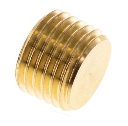 M14x1.5 Brass Closing plug with Inner Hex without collar (conical) 16 Bar [10 Pieces]