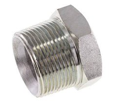 1 1/4'' NPT macho Tapón de cierre de acero galvanizado con barra exterior hexagonal 80