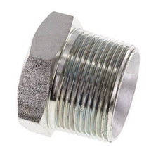 1 1/4'' NPT macho Tapón de cierre de acero galvanizado con barra exterior hexagonal 80