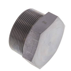 Tapón de cierre de acero galvanizado de 2'' NPT macho con hexágono exterior de 70 bares