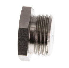 G 1/2'' Tapón de cierre de acero inoxidable con hexágono exterior 40 Bar