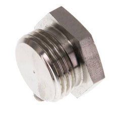G 1/2'' Tapón de cierre de acero inoxidable con hexágono exterior 40 Bar