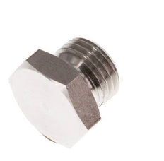 G 1/4'' Stainless steel Closing plug with Outer Hex 40 Bar [2 Pieces]