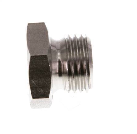 G 1/4'' Stainless steel Closing plug with Outer Hex 40 Bar [2 Pieces]