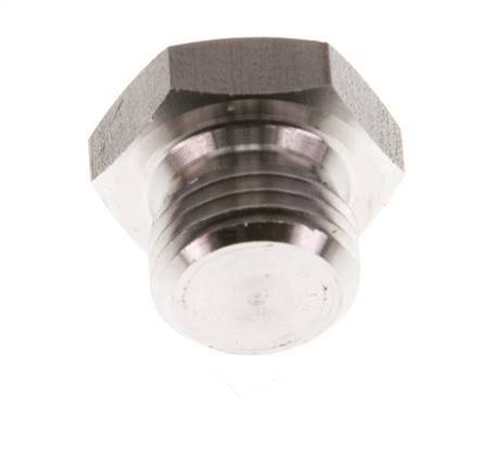 G 1/4'' Stainless steel Closing plug with Outer Hex 40 Bar [2 Pieces]