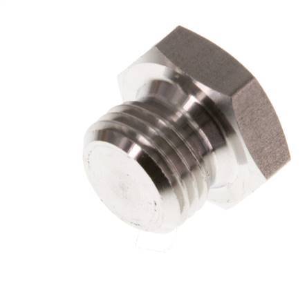 G 1/4'' Stainless steel Closing plug with Outer Hex 40 Bar [2 Pieces]