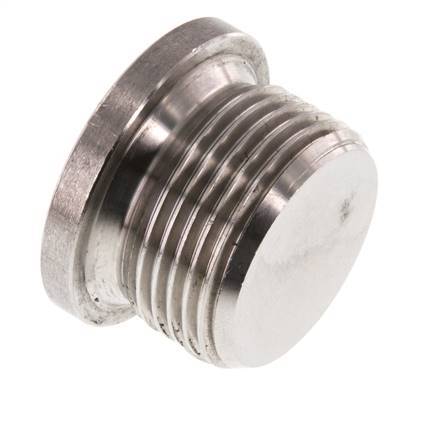 G 3/4'' Tapón de cierre de acero inoxidable con hexágono interior 40 Bar