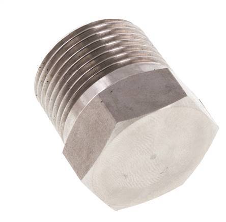 3/4'' NPT macho Tapón de cierre de acero inoxidable con hexágono exterior 170 Bar