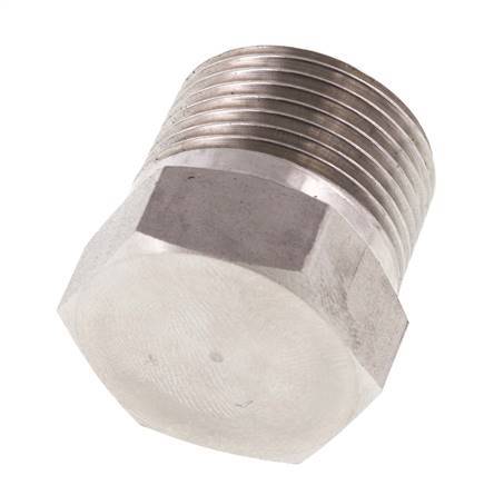 3/4'' NPT macho Tapón de cierre de acero inoxidable con hexágono exterior 170 Bar