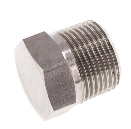 3/4'' NPT macho Tapón de cierre de acero inoxidable con hexágono exterior 170 Bar