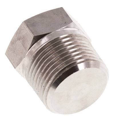 3/4'' NPT macho Tapón de cierre de acero inoxidable con hexágono exterior 170 Bar