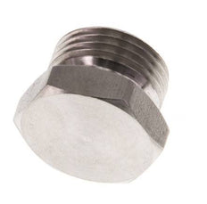 G 3/8'' Stainless steel Closing plug with Outer Hex 40 Bar [2 Pieces]