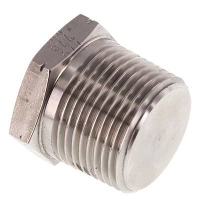 1'' NPT macho Tapón de cierre de acero inoxidable con hexágono exterior 140 Bar