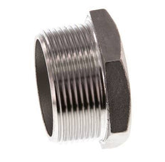 1 1/2'' NPT macho Tapón de cierre de acero inoxidable con hexágono exterior 16 Bar