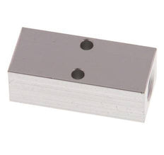 2xG 1/8'' x 2xM5 Bloque distribuidor de aluminio de una cara 16 Bar