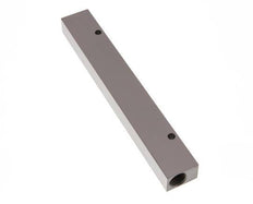 2xG 3/8'' x 6xG 1/4'' Bloque distribuidor de aluminio de una cara 16 barras