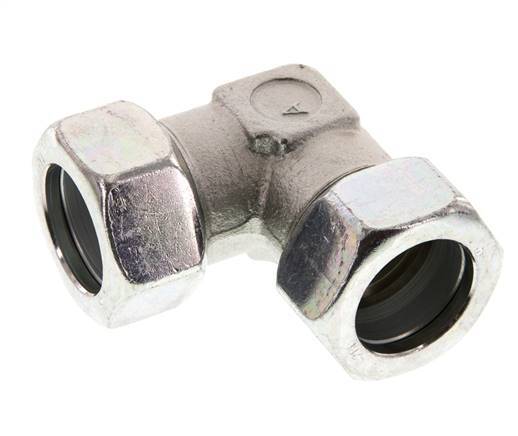 codo de 90 grados de acero galvanizado 28L Anillo de corte de 160 barras DIN 2353