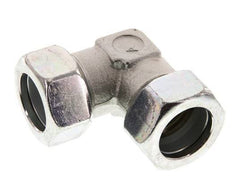 codo de 90 grados de acero galvanizado 28L Anillo de corte de 160 barras DIN 2353