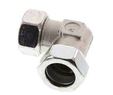 codo de 90 grados de acero galvanizado 28L Anillo de corte de 160 barras DIN 2353
