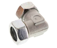 codo de 90 grados de acero galvanizado 28L Anillo de corte de 160 barras DIN 2353