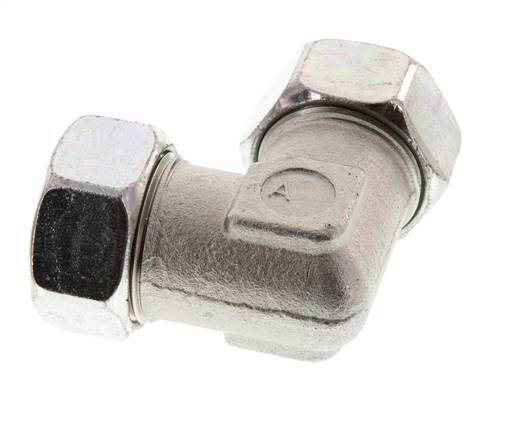 codo de 90 grados de acero galvanizado 28L Anillo de corte de 160 barras DIN 2353