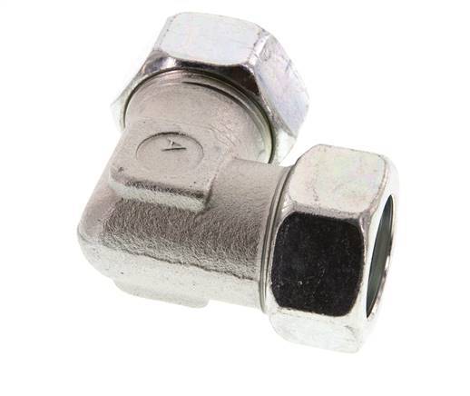 codo de 90 grados de acero galvanizado 28L Anillo de corte de 160 barras DIN 2353