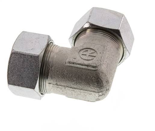 38S Acero zincado Codo de 90 grados Anillo de corte 315 Barra DIN 2353