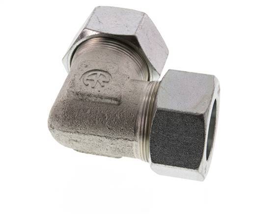38S Acero zincado Codo de 90 grados Anillo de corte 315 Barra DIN 2353