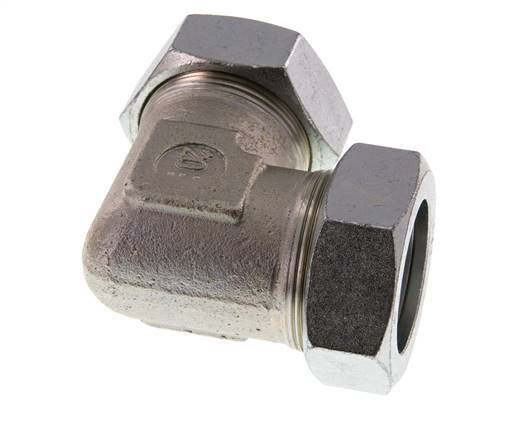 codo de 90 grados de acero galvanizado 42L Anillo de corte de 160 barras DIN 2353