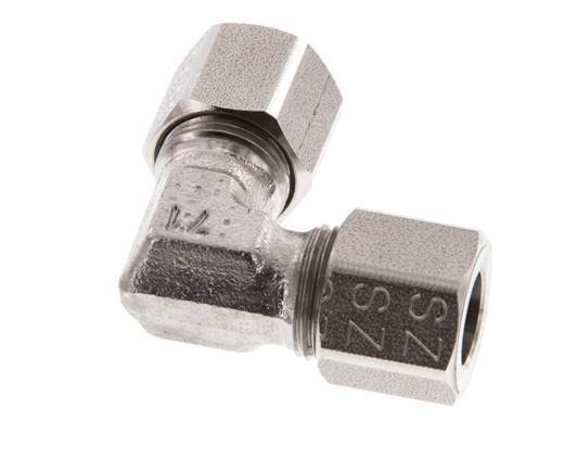 8LL Codo de acero inoxidable de 90 grados Anillo de corte 100 Bar DIN 2353