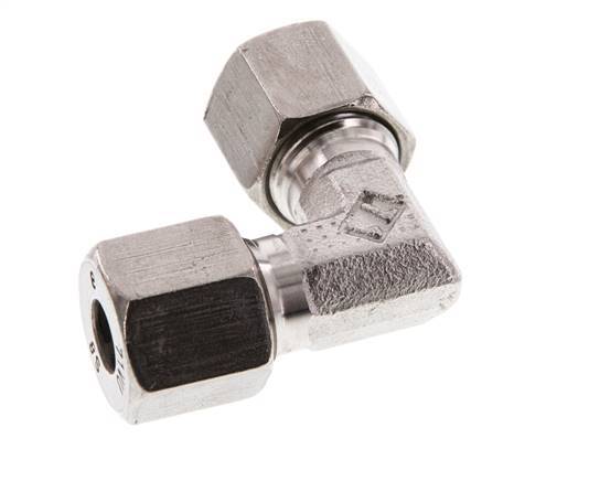8S Codo de acero inoxidable de 90 grados Anillo de corte 630 Barra DIN 2353