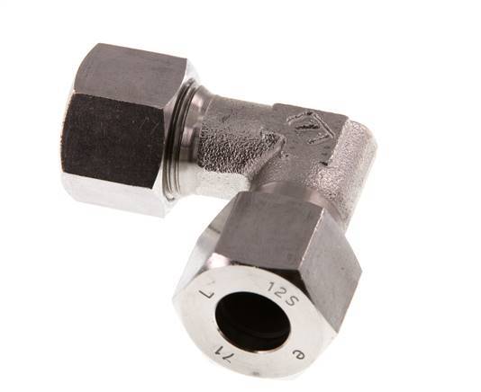 12S Codo de acero inoxidable de 90 grados Anillo de corte 630 Barra DIN 2353