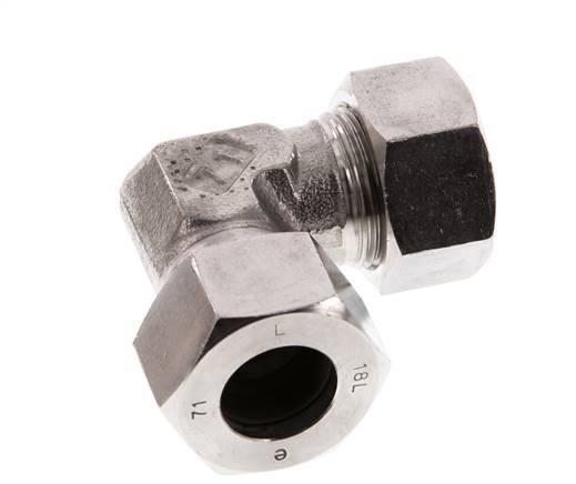 acero inoxidable 18L Codo de 90 grados Anillo de corte 315 Barra DIN 2353