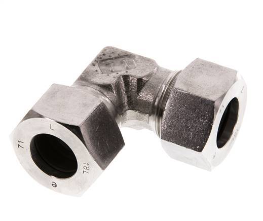acero inoxidable 18L Codo de 90 grados Anillo de corte 315 Barra DIN 2353