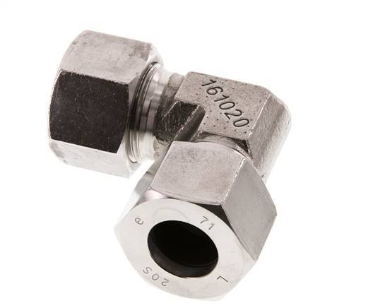 20S Codo de acero inoxidable de 90 grados Anillo de corte 400 Barra DIN 2353
