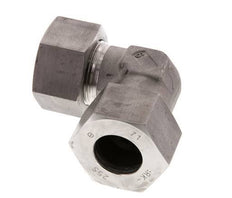 25S Codo de acero inoxidable de 90 grados Anillo de corte 400 Barra DIN 2353