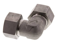 25S Codo de acero inoxidable de 90 grados Anillo de corte 400 Barra DIN 2353