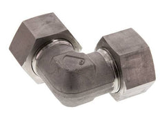 25S Codo de acero inoxidable de 90 grados Anillo de corte 400 Barra DIN 2353
