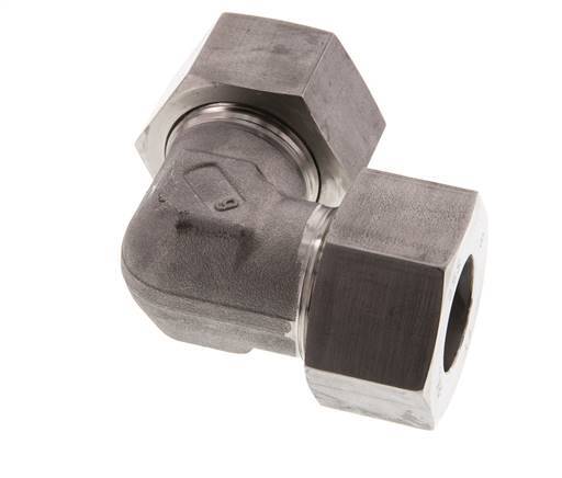25S Codo de acero inoxidable de 90 grados Anillo de corte 400 Barra DIN 2353