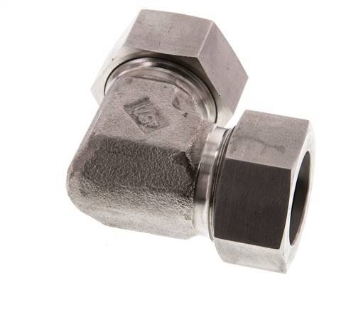 acero inoxidable 28L Codo de 90 grados Anillo de corte 160 Barra DIN 2353