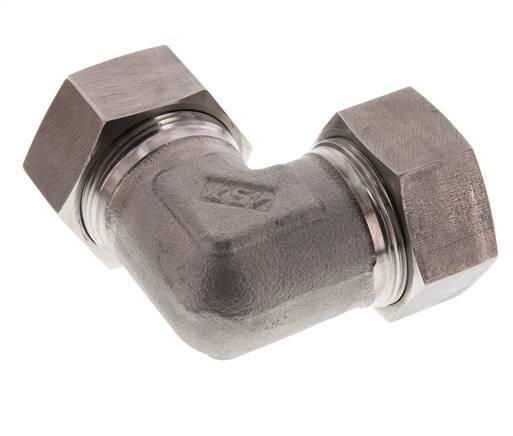 35L Acero inoxidable Codo de 90 grados Anillo de corte 160 Barra DIN 2353
