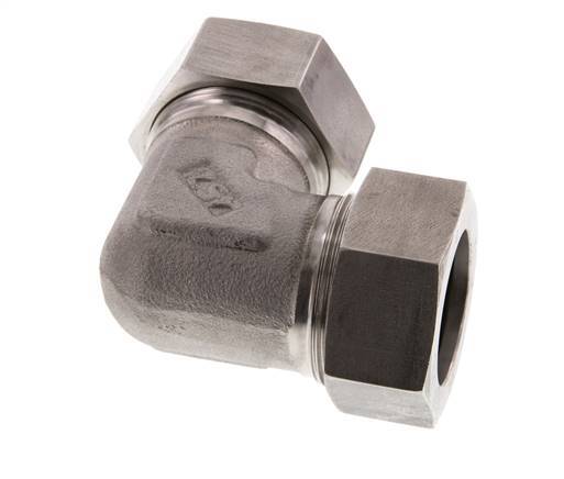 35L Acero inoxidable Codo de 90 grados Anillo de corte 160 Barra DIN 2353