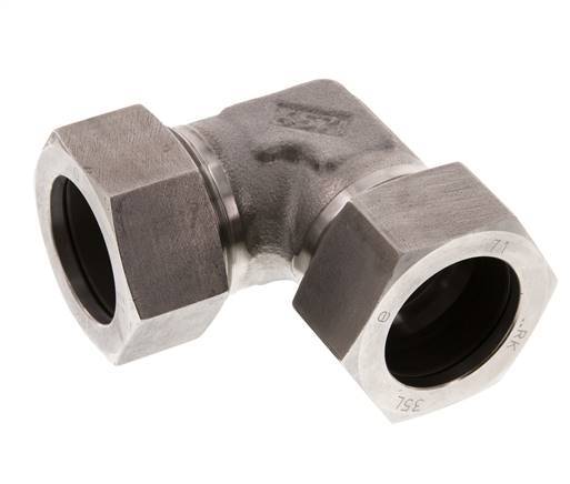 35L Acero inoxidable Codo de 90 grados Anillo de corte 160 Barra DIN 2353