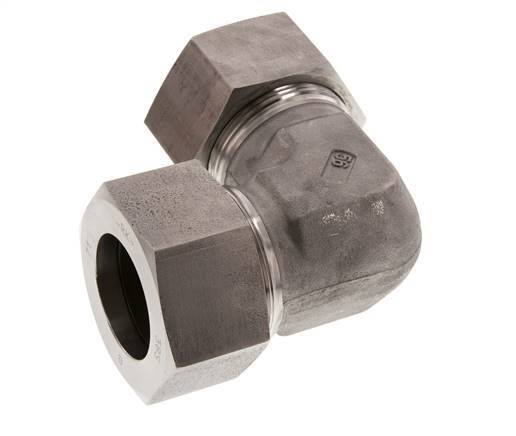 38S Codo de acero inoxidable de 90 grados Anillo de corte 315 Barra DIN 2353