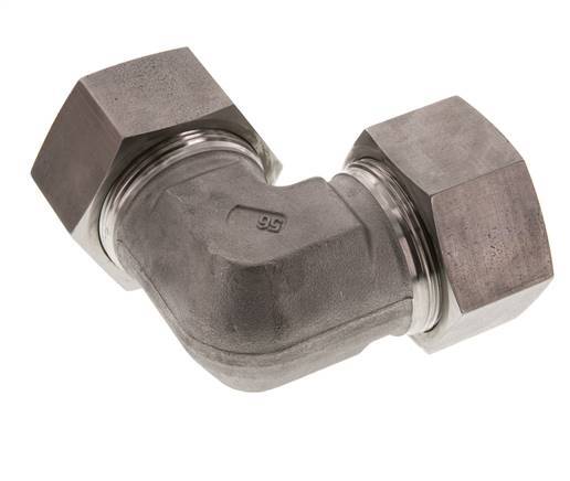 38S Codo de acero inoxidable de 90 grados Anillo de corte 315 Barra DIN 2353