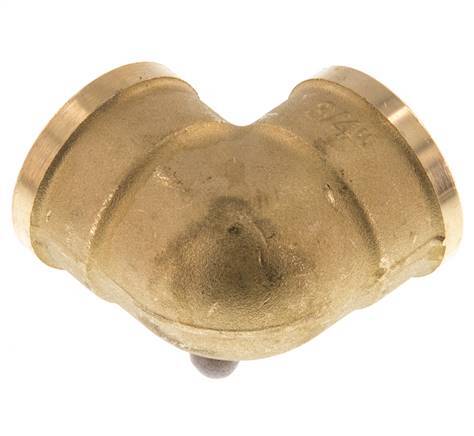 G 3/4'' Codo de latón de 90 grados 16 Bar