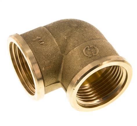 G 1'' Codo de latón de 90 grados 16 Bar