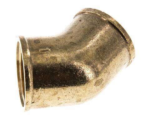 Rp 1'' Codo de latón de 45 grados 16 Bar
