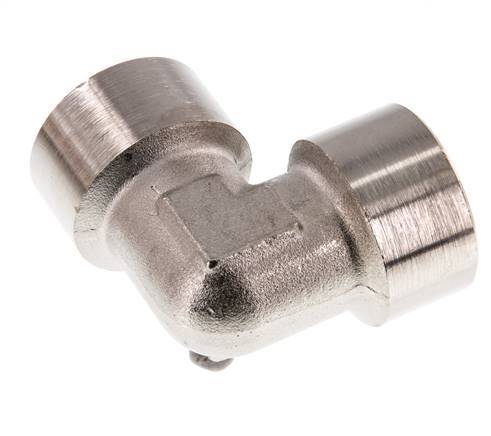 G 1'' Codo de 90 grados de latón niquelado 16 Bar